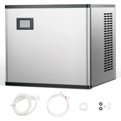 Kommerciel Ismaskine, 300 lbs/24 timer model, Selvrensende, Kompakt Design, Hurtig Isproduktion Best