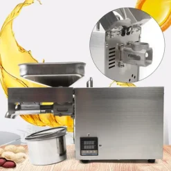 Kommerciel Rustfrit Stål Oliepresse, Intelligent Temperaturkontrol, Effektiv Olieudvinding Sale