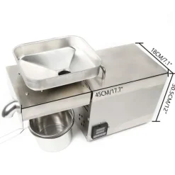 Kommerciel Rustfrit Stål Oliepresse, Intelligent Temperaturkontrol, Effektiv Olieudvinding Sale