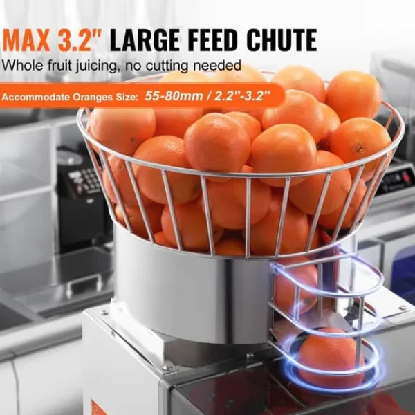 Kommerciel 120W appelsinsaftpresser - automatisk juicepresser til effektiv saftudvinding. Clearance