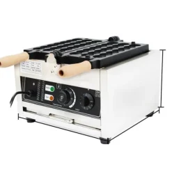 Kommersiel Vaffel Bold Maker, 1500W Effekt, Justerbar Temperatur 50-300°C,HVID Sale