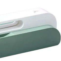 Kompakt manuel dumplingmaskine med ergonomisk håndtag - pladsbesparende design, grøn Discount