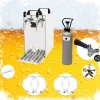 Komplet sæt - fadølsanlæg - kontakt 40 2 linjer tør køler, spil køler 50 liter/h, KEG:Typ G, KEG 2:Type D Online