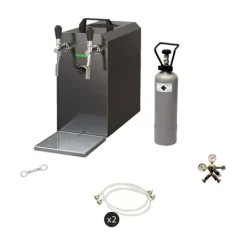 Komplet sæt - fadølsanlæg - Stream 50 2 linjer tør køler, spil køler 50 liter/h, KEG:Type A, KEG 2:Type M Clearance