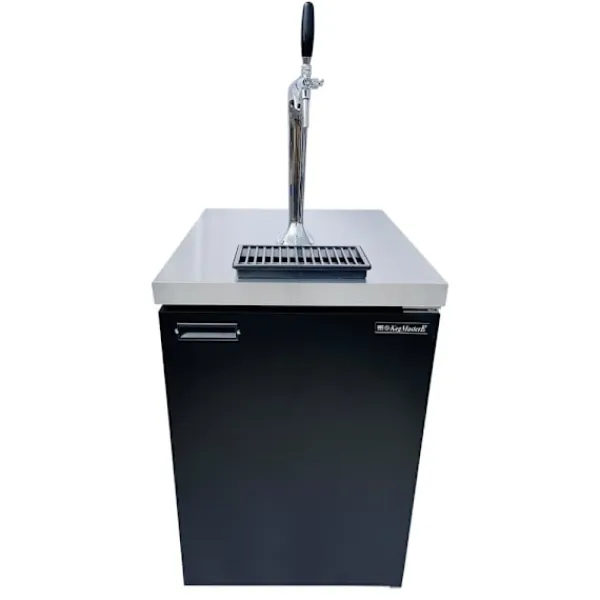Køleskabe>Komplet sæt - Fadølsanlæg, Fadølsbar, Kegerator - ølkøleskab op til 50L tønder (ølstang) - inkl. Elegant søjle og kompensator hane, KEG:Type M