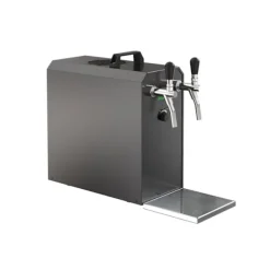 Ølhaner>Komplet sæt fadølsanlæg stream 50 / К 2 linjer, 50 liter/h rustfrit stål, med membranpumpe, øl tryk, KEG 2:Type D, KEG:NC adapter