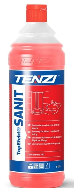 KONCENTRERET SANITÆRSRENGØRINGSMIDDEL TOPEFEKT SANIT 1L - TZ 30 2146 Hot