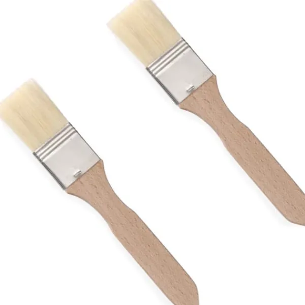 Konditorbørste til smøring og flad 40x210mm SÆT med 2 stk. - ENDI 515327 Outlet