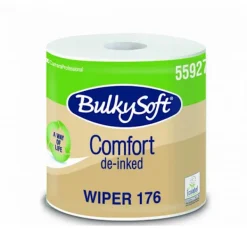 Økonomisk papirklud 176m 2 lag Bulkysoft Comfort afsværtet 1 rulle Hot
