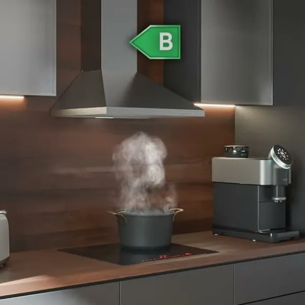 Konventions-emhætte Cecotec Bolero Flux PM 903500 Inox B Stål 90 x 46,5 cm Sale