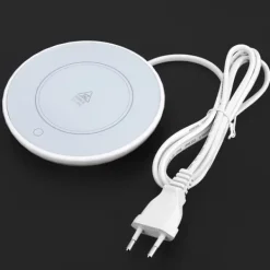 Kopvarmer Varmemåtte til Te, Kaffe, Mælk, Hjemmekontor (EU-stik 220V) Clearance
