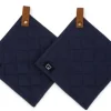 Kosta Linneväfveri Grytlappar 2-pack, Marinblå Best