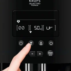 Krups Arabica Quattro Force Silver -kaffemaskine New