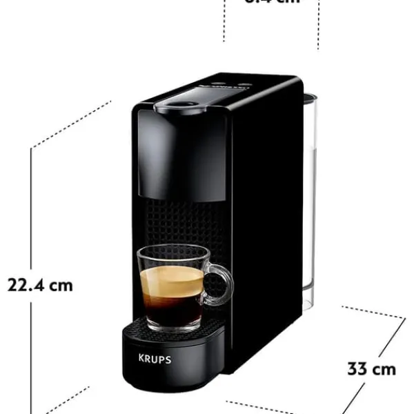 Kaffemaskiner Til God Kaffe>Krups Kapsler Kaffemaskine Xn 1108 Essenza Mini Sort One Size / EU Plug