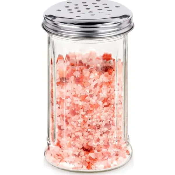 Salt- & Peberstrøere>Krydderibeholder med si, glas, 350 ml