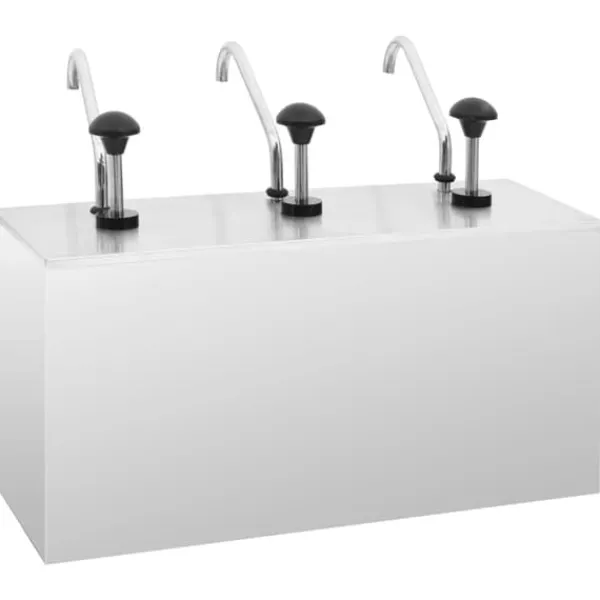 Krydderibeholdere - Living saucedispenser 3 x 3,5 l rustfrit stål Clearance