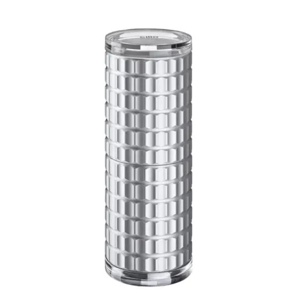 Krydderikværn, aluminium/keramik, diameter 4,5 x 12,5 cm, metallisk / Cilio Discount