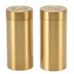 Salt- & Peberstrøere>Krydderi-rysteflaskesæt - Rustfrit stål, rustfri krydderiglas til salt, sukker, peber, paprika - 2 stk.