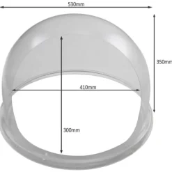 KuKoo Candy Floss Machine & Protective Dome New
