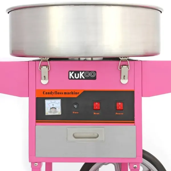 Maskiner Til Candyfloss>KuKoo Candy Floss Machine & Cart