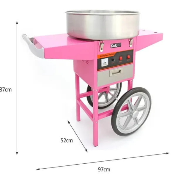 Maskiner Til Candyfloss>KuKoo Candy Floss Machine & Cart
