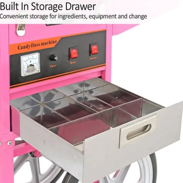 Maskiner Til Candyfloss>KuKoo Candy Floss Machine & Cart