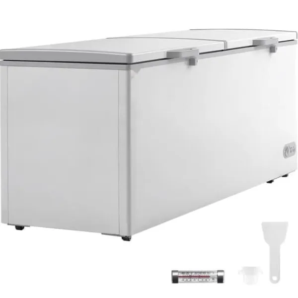 Kummefryser 19,8 cu.ft / 561 L dybfryser med 4 aftagelige kurve, energieffektiv, rummelig opbevaring Outlet
