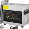 3L Digital Ultrasonisk Renser, Varmefunktion, Timer, Smykker, Glasrengøring New