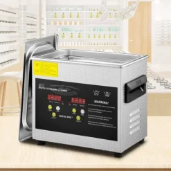 3L Digital Ultrasonisk Renser, Varmefunktion, Timer, Smykker, Glasrengøring New