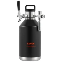 Ølhaner>Øl Growler Tap System, 21x21x40 cm, Rustfrit Stål