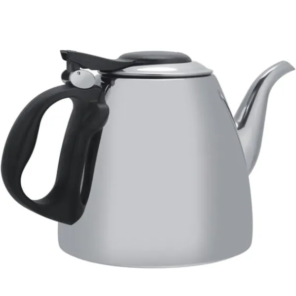 Elkedel>1,2l 1,5l Rustfrit Stål Komfur Tekande Te Kaffekande Elkedel Varmebestandigt Håndtag 1,2L