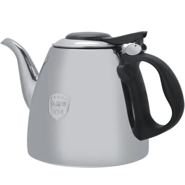 Elkedel>1,2l 1,5l Rustfrit Stål Komfur Tekande Te Kaffekande Elkedel Varmebestandigt Håndtag 1,2L