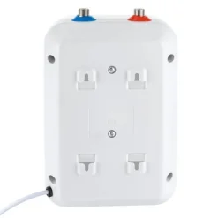 8L Vandvarmer - Elektrisk - 1500 W - 220–240 V - 30–65°C - Hurtig opvarmning 15 min - IPX4 - Væg/gulv/under vask - Hvid Clearance