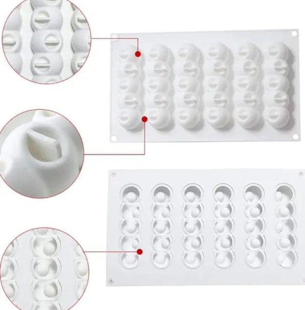 Bagning>Lang strimmelformet monoportions silikoneform