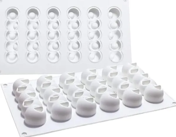 Bagning>Lang strimmelformet monoportions silikoneform