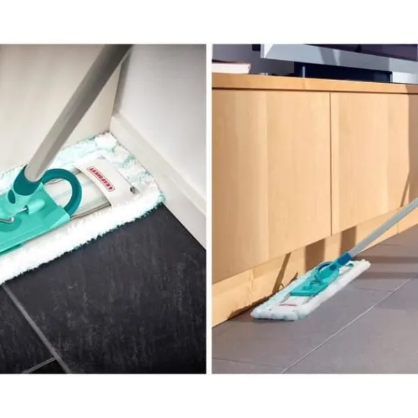 Leifheit Rengøringsudstyr>Set Profi Compact Flat kvast - 42 cm - 140 cm stålhandtag