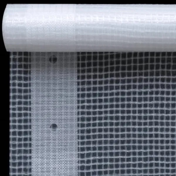 Madfolie>Leno-presenninger 2 stk. 4x15 m 260 g/m² - Robust og alsidig | Farve: Hvid