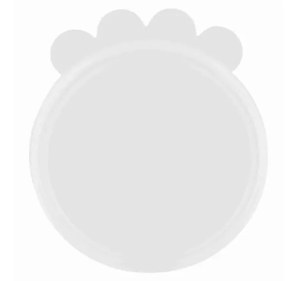 Trixie Låg til dåser, silikone, ø 7,6 cm, gennemsigtig Best