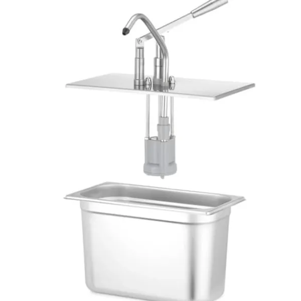 Saucekander>Låg til GN 1/3 beholder med dispenser - Hendi 558157