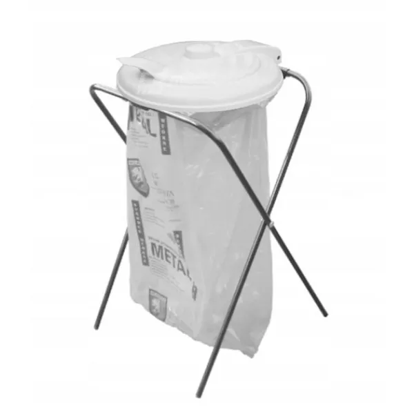 Låg til rammen af affaldssækstativet 120 l. Hvid Clearance