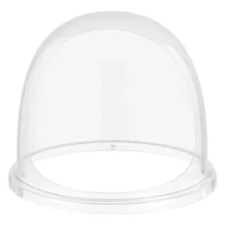 Maskiner Til Candyfloss>Låg til sukkerspind-/candyflossmaskine - Akrylkuppel - Transparent Stænk-/Vindbeskyttelse - Med Bundrille - Passer til Skål Ø38,1 cm - Klar