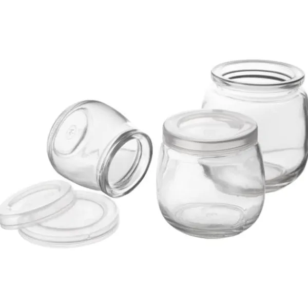 Tilbehør Til Madopbevaring>Låg til yoghurtglas 6,2 cm 12 stk.