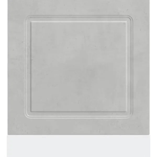 Opvaskemaskiner>Låge til opvaskemaskine - Betongrå frontpanel | Størrelse: 60x1,5x67 cm