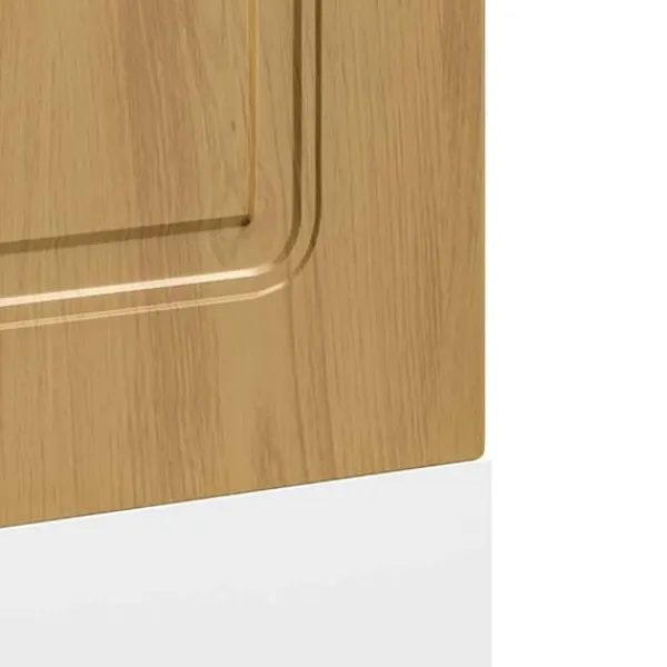 Opvaskemaskiner>Låge til opvaskemaskine - Egetræsfarvet frontpanel | Størrelse: 60x1,5x67 cm