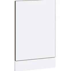 Låge til opvaskemaskine - Frontpanel i konstrueret træ | Farve: Brun egetræsfarve | Størrelse: 45x1,5x67 cm Outlet