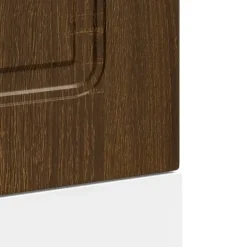 Låge til opvaskemaskine - Frontpanel i konstrueret træ | Farve: Brun egetræsfarve | Størrelse: 45x1,5x67 cm Outlet