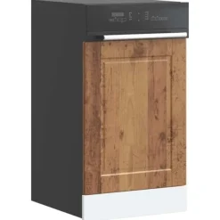 Opvaskemaskiner>Låge til opvaskemaskine i antikt træ - Frontpanel | Størrelse: 45x1,5x67 cm