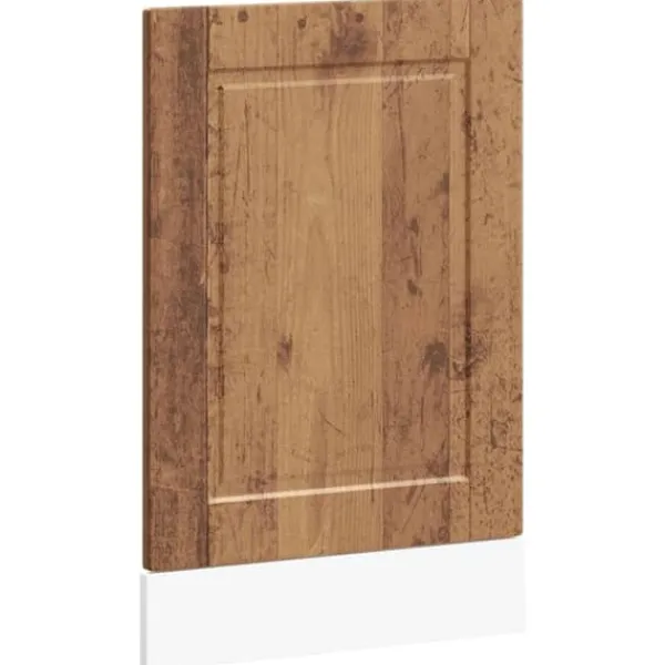 Opvaskemaskiner>Låge til opvaskemaskine i antikt træ - Frontpanel | Størrelse: 45x1,5x67 cm