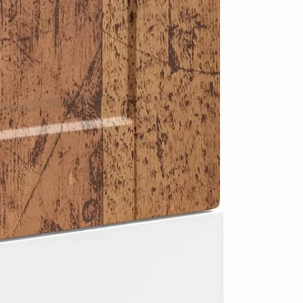 Opvaskemaskiner>Låge til opvaskemaskine i antikt træ - Frontpanel | Størrelse: 45x1,5x67 cm