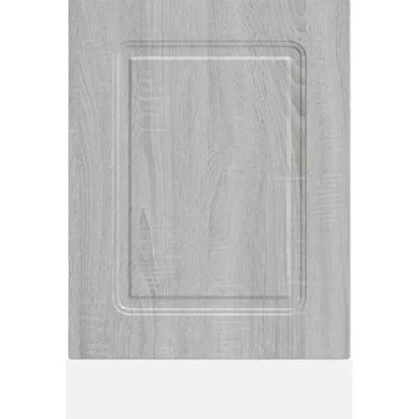 Opvaskemaskiner>Låge til opvaskemaskine Kalmar - Frontpanel i grå sonoma-eg | Størrelse: 45x1,5x67 cm